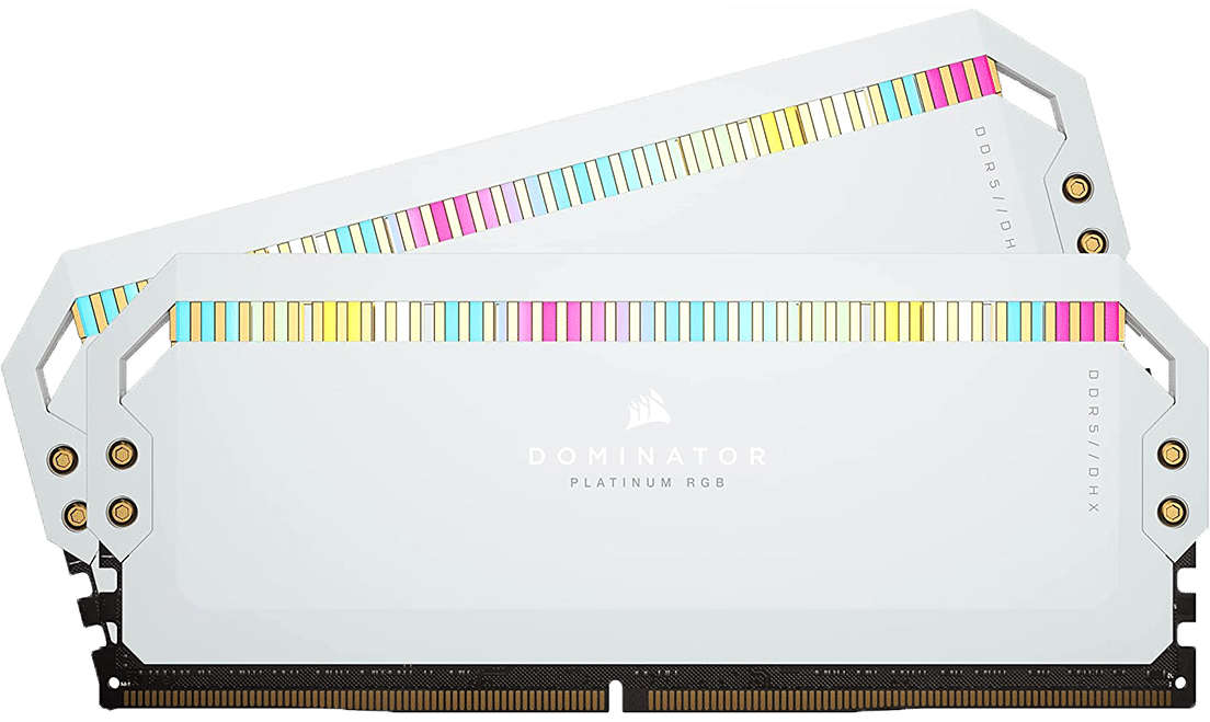 CORSAIR DOMINATOR PLATINUM RGB DDR5 RAM 32GB - White